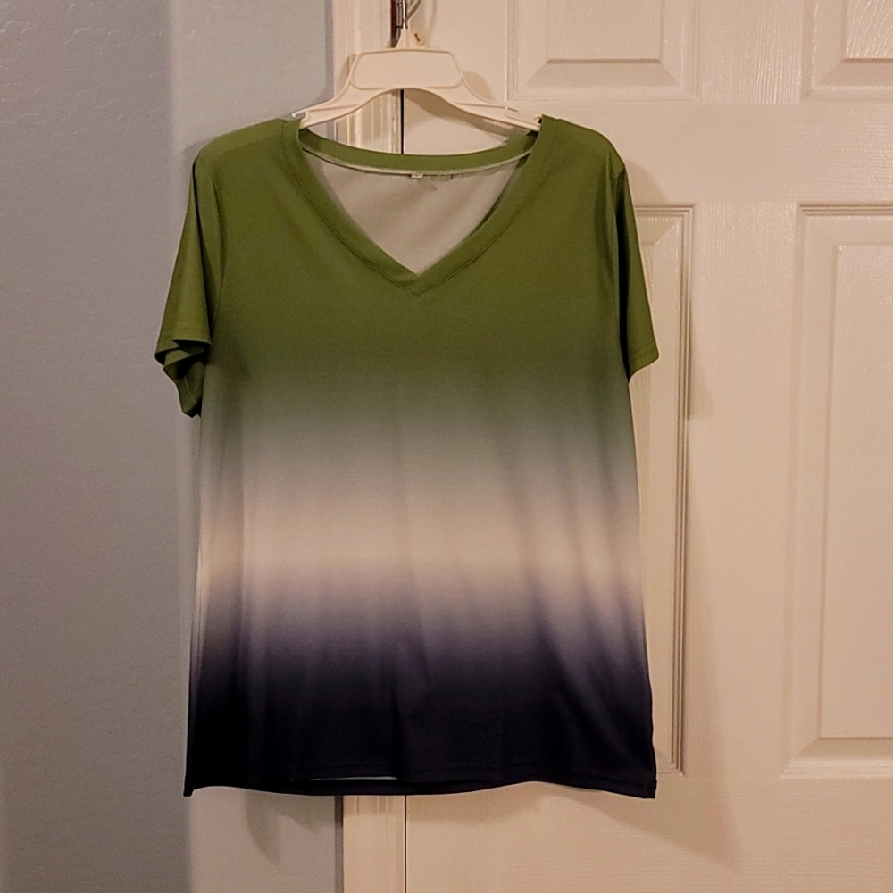 Tri colored shirt